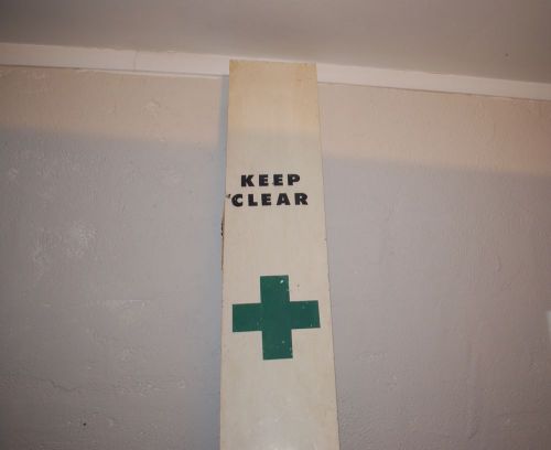 Vintage  junkin  safety appliances  industrial stretcher metal case 92&#034; for sale