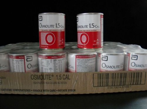 Osmolite 1.5 ~ 8oz cans (Case of 24 cans) ~ Exp. 10/2015 ~ 57469 ~ (355 cal/can)