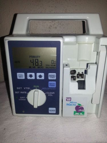 Abbott HOSPIRA Micro Macro Plum XL Infusion Medical Pump