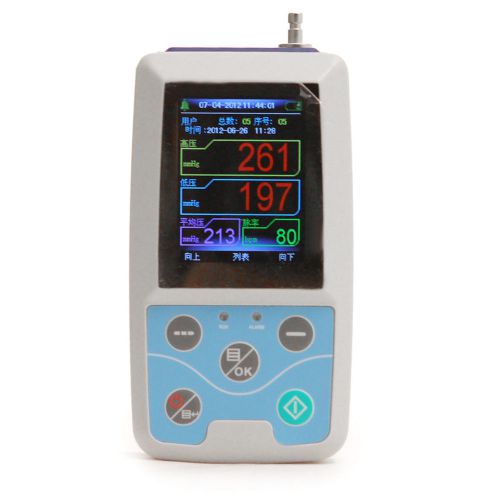 24 hours record Ambulatory Blood Pressure Monitor Holter ABPM2 PC software