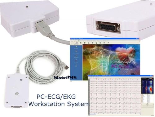 CONTEC 8000 Portable  ECG Workstation 12-Lead PC-ECG/EKG Workstation Software