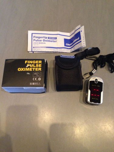 Fingertip Pulse Oximeter By ChoiceMMed With Accessories Instructions Works!