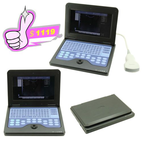 Laptop B-ultrasound Diagnostic Scanner 3.5Mhz Convex Probe-Free Shipping