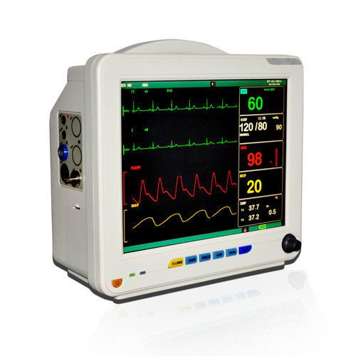 Portable 12.1-inch TFT 6-Parameter Vital Sign Patient Monitor FDA APPROVED! 2015