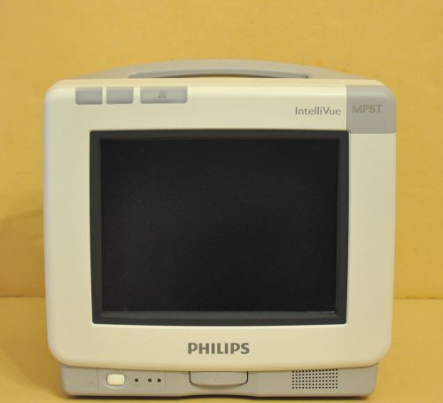 Philips intellivue mp5t patient monitor ecg spo2 nbp adult neonate module 17324 for sale