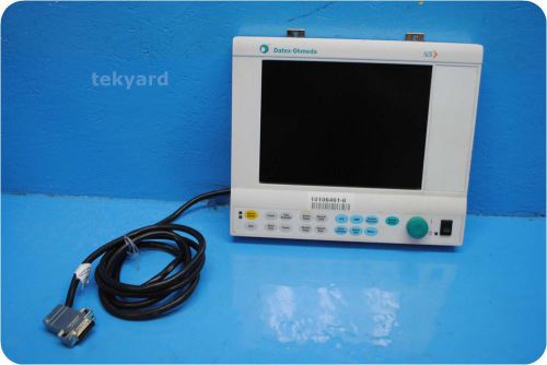 DATEX OHMEDA S/5 D-LCC10W-01 FLAT SCREEN PATIENT MONITOR !