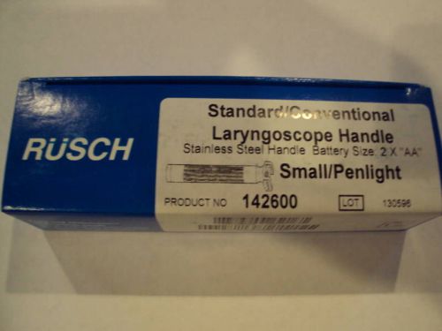 Rusch Laryngoscope Handle Small Penlight NEW