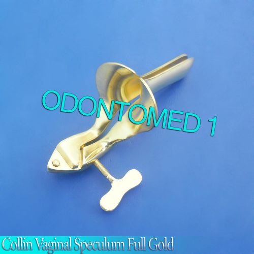 Collin Vaginal Speculum Small Full Gold Gynecology instruments