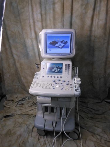Ge logiq 7 ultrasound unit with two transducers 3.5c and 10l for sale