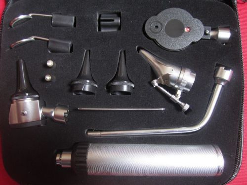 Otoscope &amp; opthalmoscope nasal larynx diagnostic ent set for sale