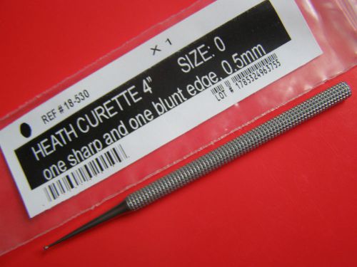 Heath Curettes 4&#034; size 0 Surgical Dermal Ophthalmic Instruments Curette ENT OR