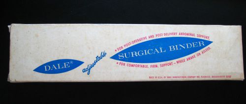 Vintage Dale Post-Operative and Post Delivery Abdominal Support Binder