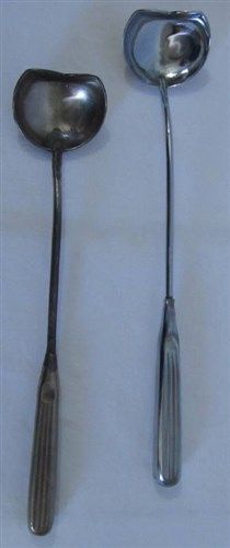 Lot Of 2 Stainless Steel Surgical Spoons
