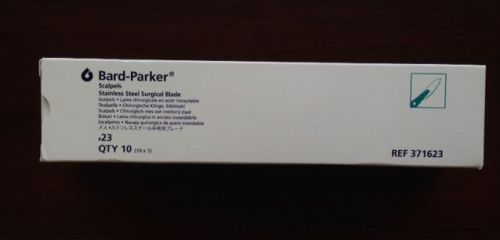 BD Bard-Parker #23 Surgical Scalpels Stainless Steel 50/bx #371623 Sterile Aspen