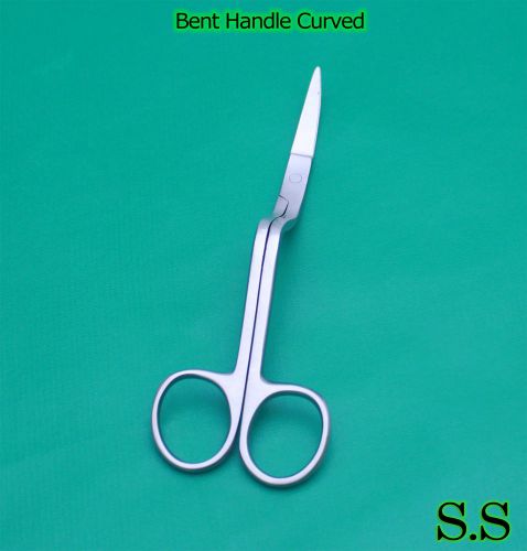 6&#034; Pro BENT HANDLE Curved Embroidery Scissors Sewing