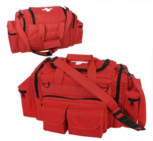 Red EMT Medical Bag Tactical Emergency Medical Concealed Trauma Bag Shoulder Bag