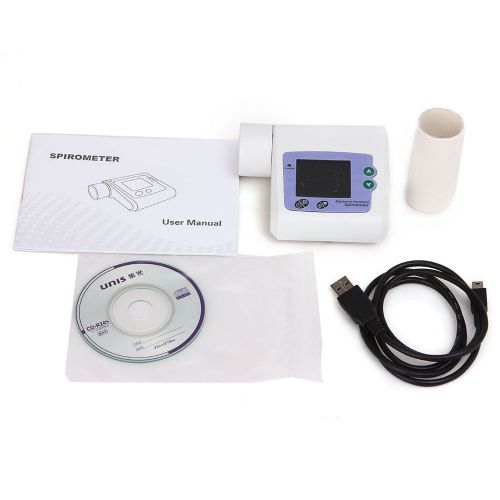 Handheld Spirometer Lung Check,Pulmonary Function+ bluetooth PC SW ,Factory Sale