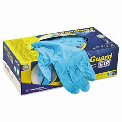 KleenGuard G10 Powder Free Blue Nitrile Gloves, 100 Medium Gloves (KCC 57372)