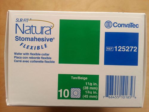 Convatec 125272 sur-fit natura stomahesive wafer , 10 pk brand new for sale