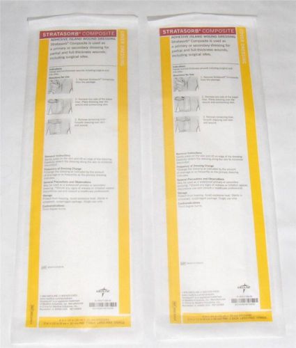 Stratasorb Composite Island Dressings-4 Layer Wound Care-Waterproof-4x14-MEDLINE
