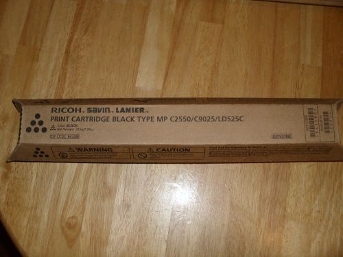 Ricoh savin lanier print cartridge black type mp c2550/c9025/ld525c sealed for sale