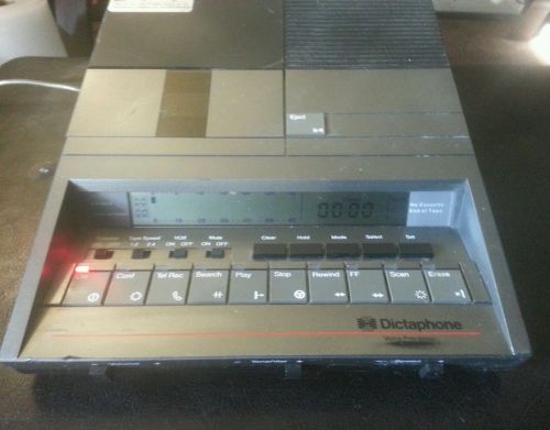 DICTAPHONE 3720 MICROCASSETTE TRANSCRIBER DICTATION, FOOT PEDAL &amp; POWER SUPPLY