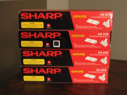 4 Pack Genuine Sharp UX-5CR Toner Cartridges UX-A255, UX-CD600, UX-P115, UX-A260