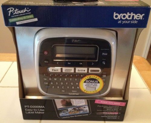 Brother P-Touch PT-D200MA Easy-to-Use Label Maker