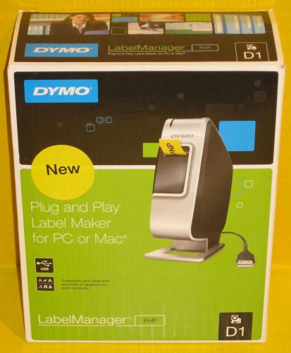 Dymo labelmanager pnp plug and play label maker for pc and mac new for sale