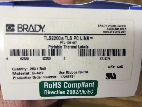 Brady PTL-103-427 Portable Thermal Labels