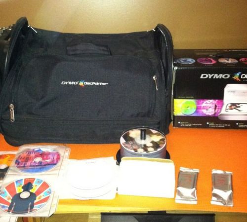 Dymo Discpainter New Two Ink Color 11 CD Bundle Software Bag Carrying Case