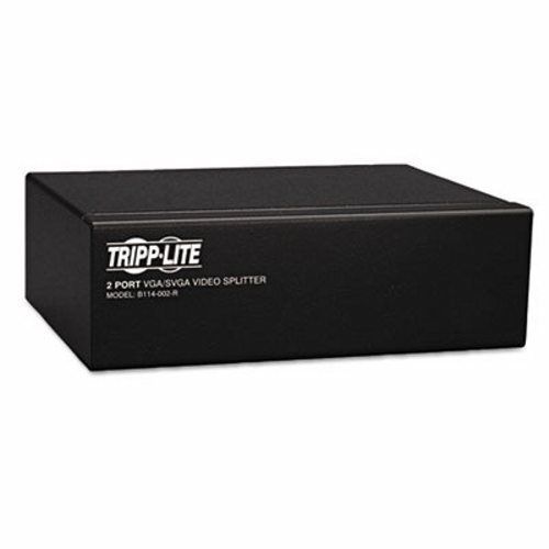 Tripp Lite Video Splitter, VGA/SVGA, Signal Booster, 350MHz (TRPB114002R)