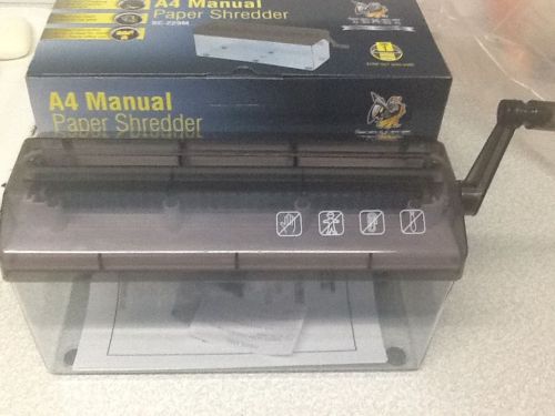 A 4 manual shredder