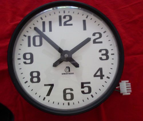 American Time &amp; Signal Co. A45BAAA501 Flush Mount Electric Wall Clock