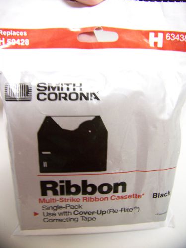 Smith Corona Multi-Strike Film Ribbon Cassette Black H63438 Black, typewriters