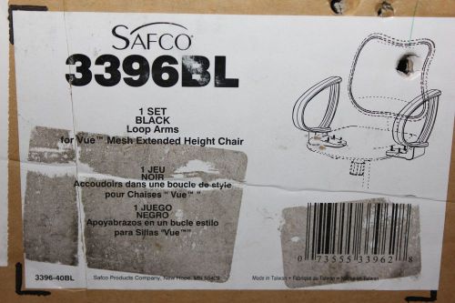 Safco Loop Arms For Vue Mesh Extended-Height Chair, Black (I8138) 3396BL