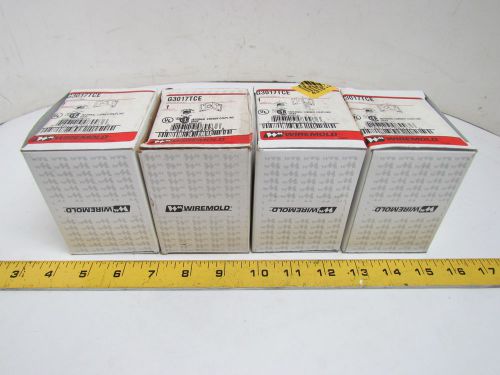 Wire Mold G3017TCE 3000 Raceway Internal Corner Coupling Lot of 4