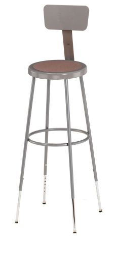 National public seating height adjustable stool with backrest 31&#034; set of 5 for sale