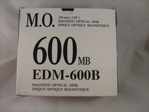 Sony EDM-600B set of five Magneto optical disks
