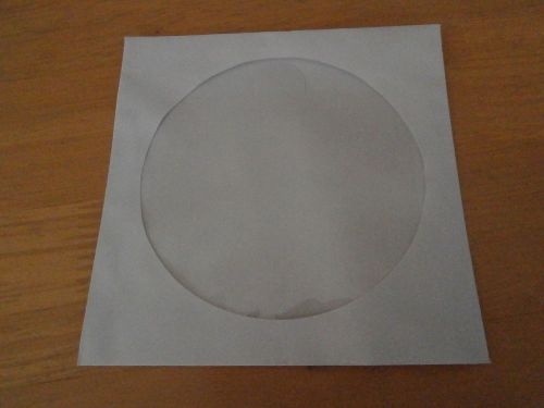 500 Pieces White Paper Sleeve Case w/ Clear Window &gt; for CD &amp; DVD