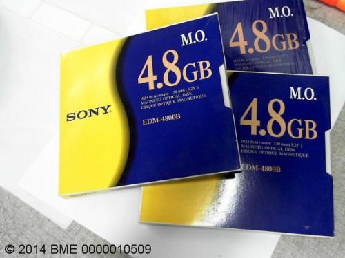 SONY EDM-4800B REWRITABLE OPTICAL DISK