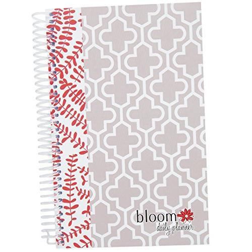 2014-15 academic year or 2015 calendar year daily planner - floral quatrefoil for sale