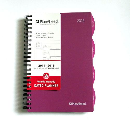 Plan Ahead 2015 Daily Monthly Planner 18 Months Organizer Weekly Student