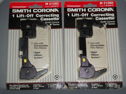 2 smith corona lift off correcting cassette h21060 ribbon correction tape new for sale