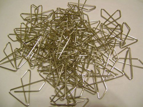 50 BUTTERFLY PAPER CLIPS SMALL GENTLY USED FOR OFFICE, CRAFTS, HOME USE