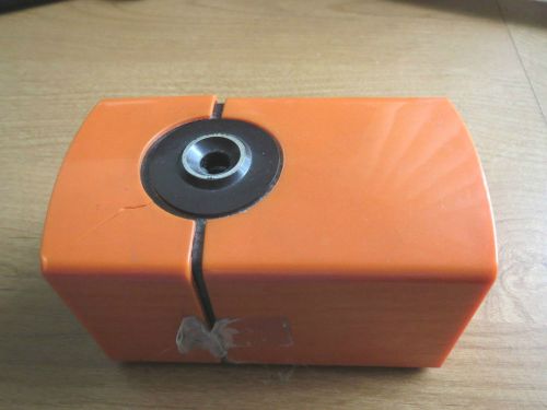 Vintage  bostitch orange desk model battery-operated pencil sharpener for sale