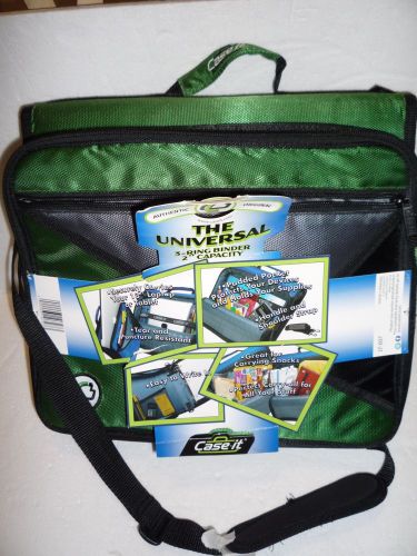 CASE-IT -ALL PURPOSE BINDER/LAPTOP CARRYING CASE - NEW