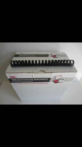 GBC IBICO Plastic Binding Combs 2&#034; Black Presentation Scrapbooking spines