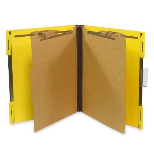 10 -  Yellow Hanging Classification File Folder - Letter - 8.5&#034; X 11&#034; - 2&#034;.