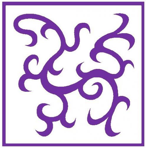 30 Custom Purple Vine Art Personalized Address Labels